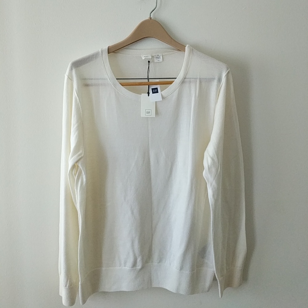 GAP cream merino wool sweater XXL